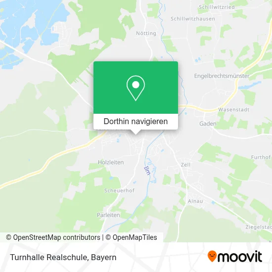 Turnhalle Realschule Karte