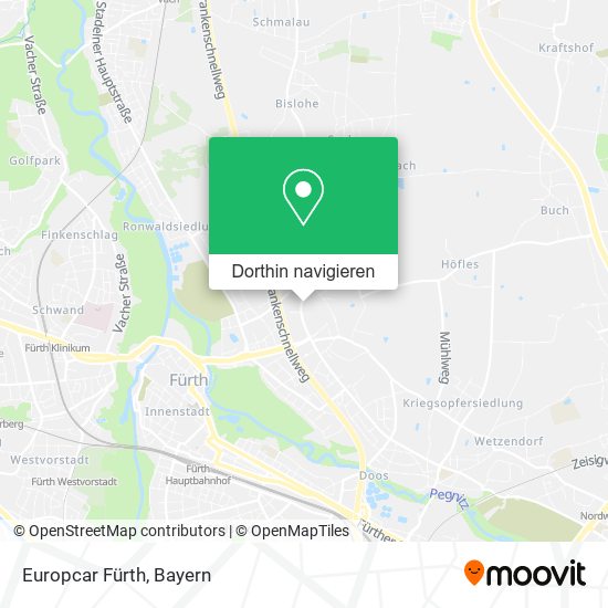 Europcar Fürth Karte