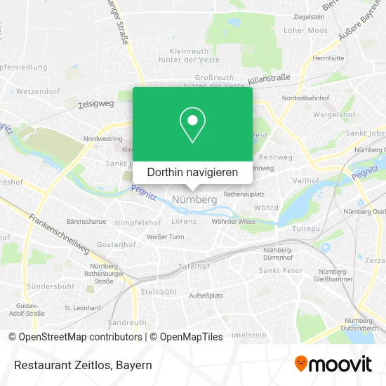 Restaurant Zeitlos Karte