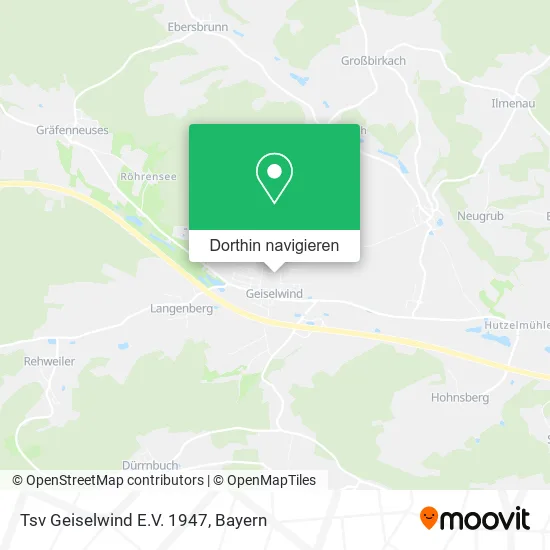 Tsv Geiselwind E.V. 1947 Karte