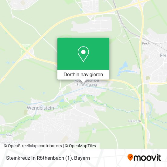 Steinkreuz In Röthenbach (1) Karte