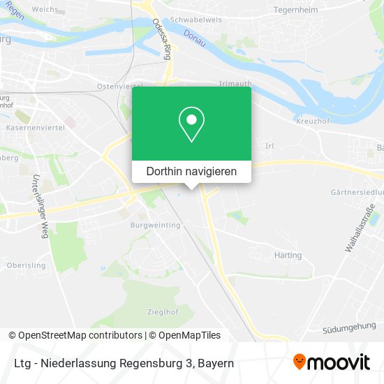 Ltg - Niederlassung Regensburg 3 Karte