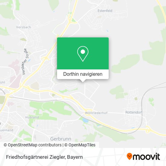 Friedhofsgärtnerei Ziegler Karte