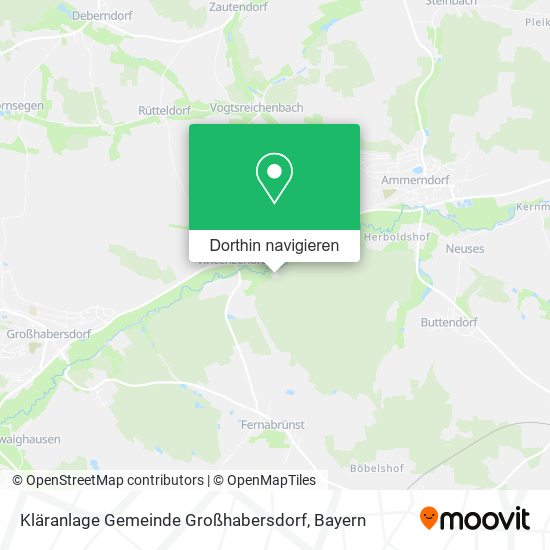 Kläranlage Gemeinde Großhabersdorf Karte