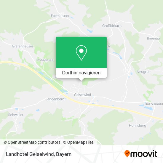 Landhotel Geiselwind Karte