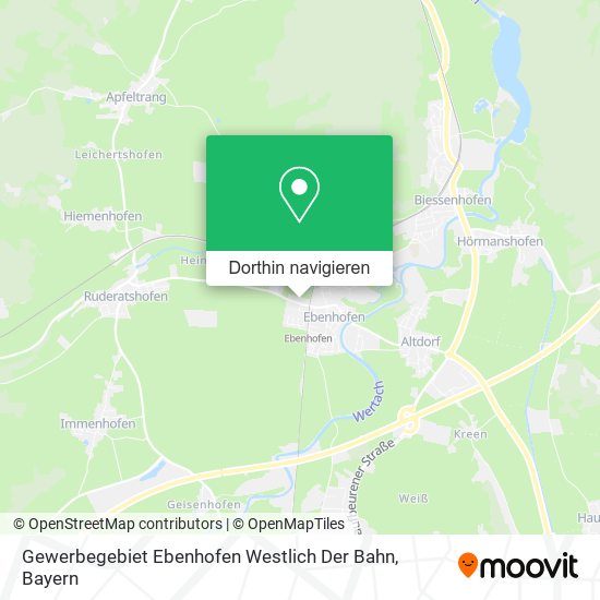 Gewerbegebiet Ebenhofen Westlich Der Bahn Karte