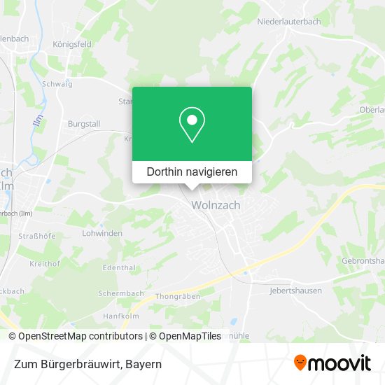 Zum Bürgerbräuwirt Karte