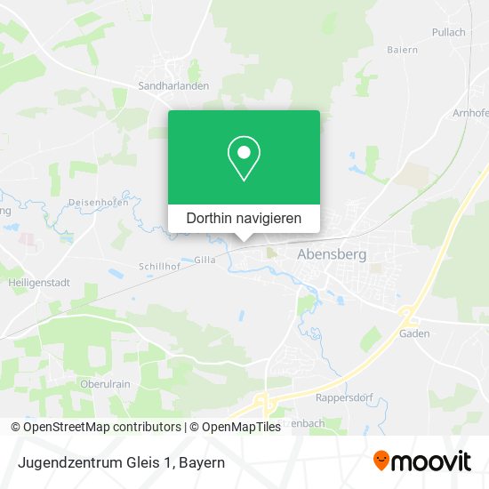 Jugendzentrum Gleis 1 Karte