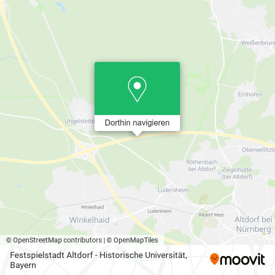 Festspielstadt Altdorf - Historische Universität Karte