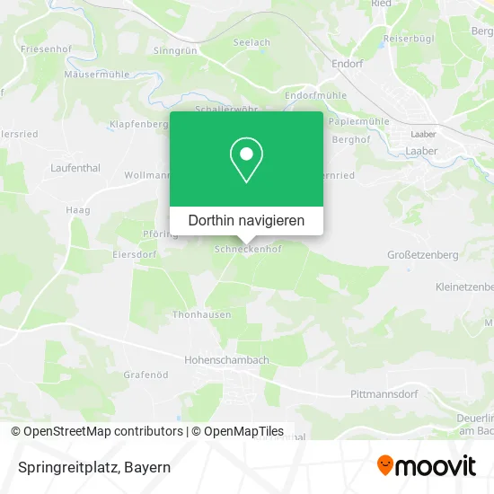 Springreitplatz Karte