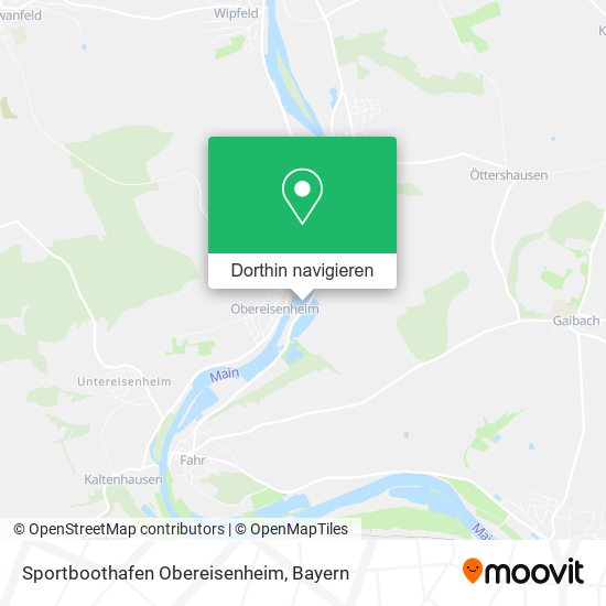 Sportboothafen Obereisenheim Karte