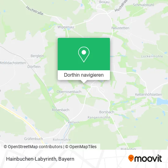 Hainbuchen-Labyrinth Karte