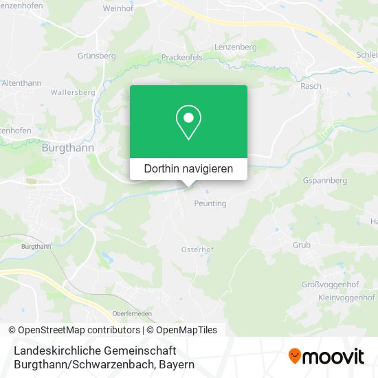 Landeskirchliche Gemeinschaft Burgthann / Schwarzenbach Karte