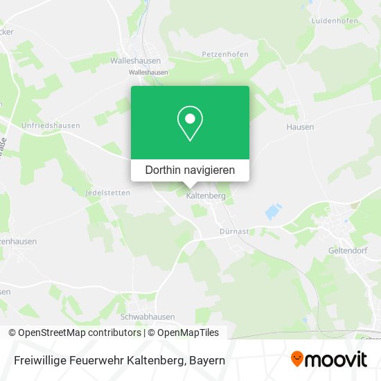Freiwillige Feuerwehr Kaltenberg Karte