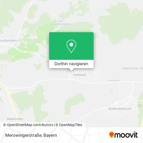 Merowingerstraße Karte