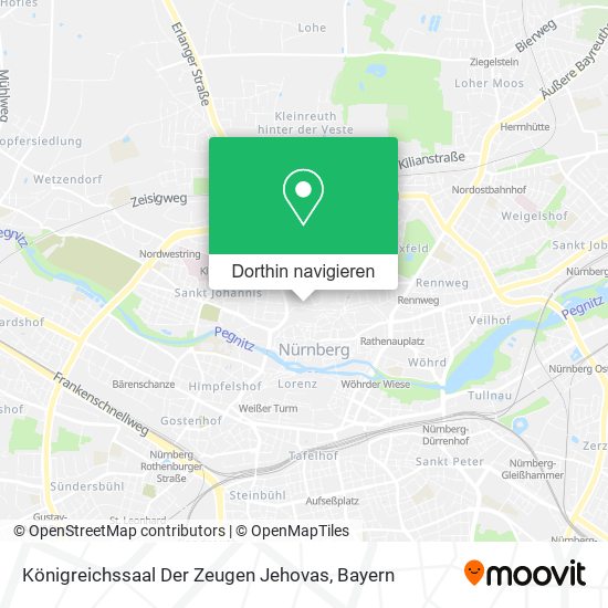 Königreichssaal Der Zeugen Jehovas Karte