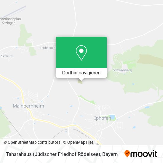 Taharahaus (Jüdischer Friedhof Rödelsee) Karte