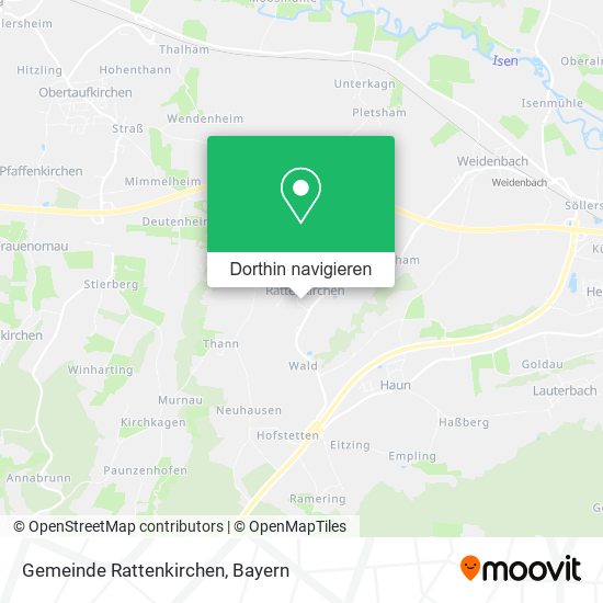 Gemeinde Rattenkirchen Karte