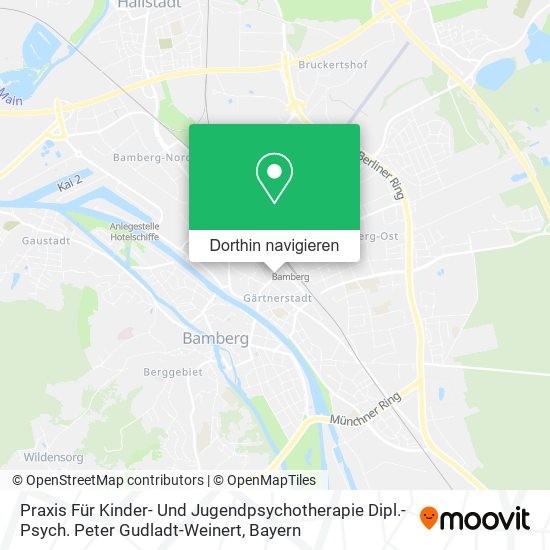 Praxis Für Kinder- Und Jugendpsychotherapie Dipl.-Psych. Peter Gudladt-Weinert Karte