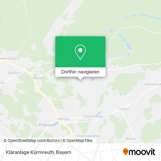 Kläranlage Kürmreuth Karte