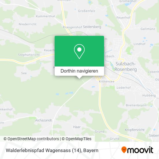 Walderlebnispfad Wagensass (14) Karte