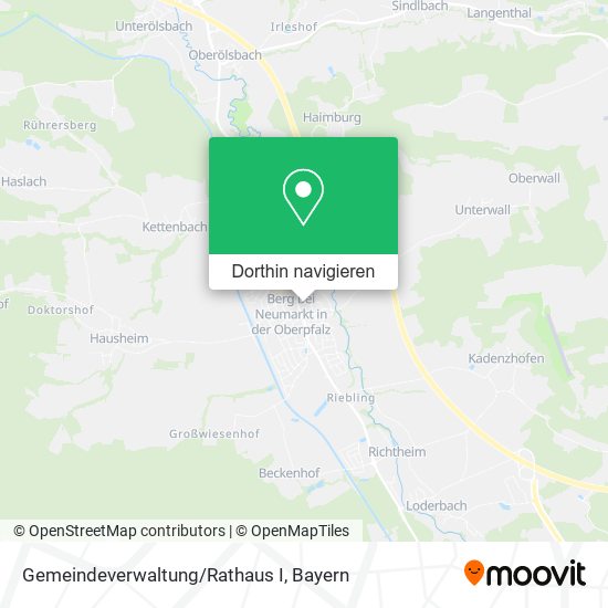 Gemeindeverwaltung/Rathaus I Karte