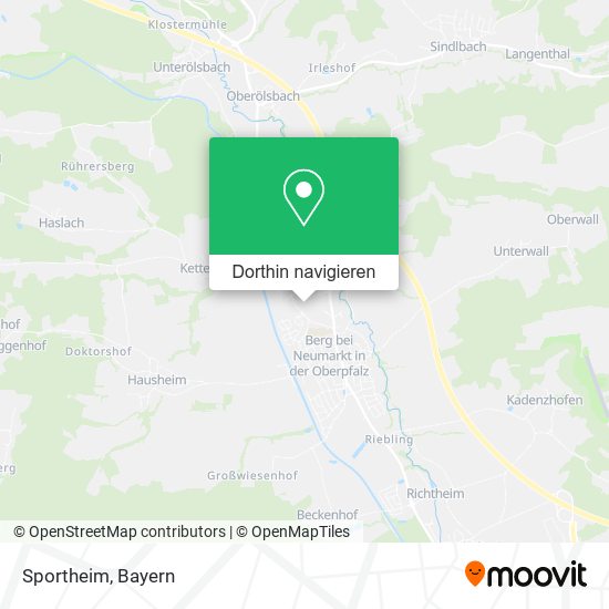 Sportheim Karte