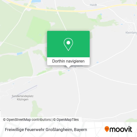 Freiwillige Feuerwehr Großlangheim Karte