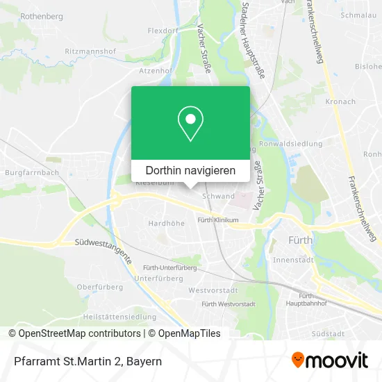 Pfarramt St.Martin 2 Karte