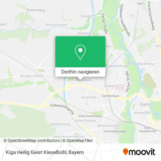 Kiga Heilig Geist Kieselbühl Karte