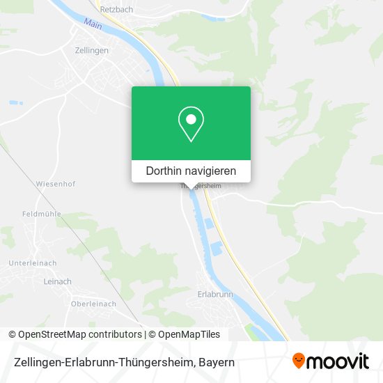 Zellingen-Erlabrunn-Thüngersheim Karte