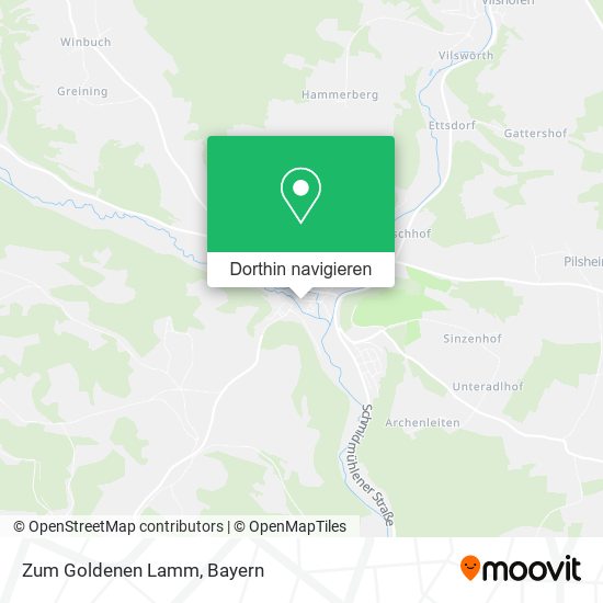 Zum Goldenen Lamm Karte