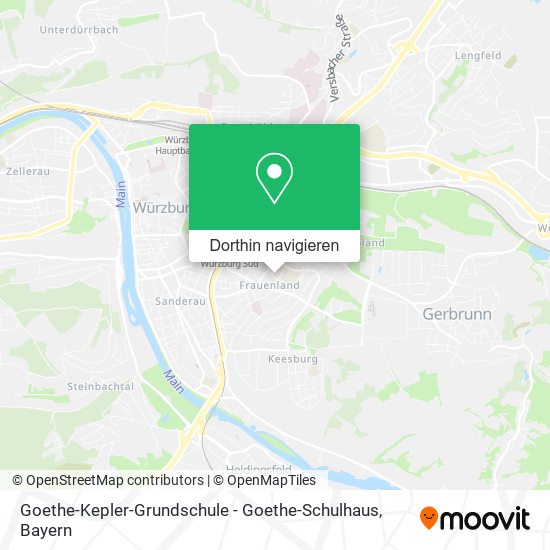 Goethe-Kepler-Grundschule - Goethe-Schulhaus Karte
