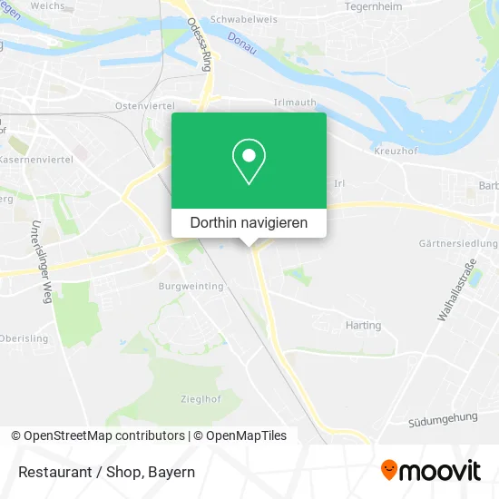 Restaurant / Shop Karte