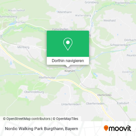 Nordic Walking Park Burgthann Karte