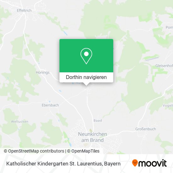 Katholischer Kindergarten St. Laurentius Karte