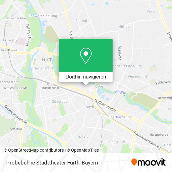 Probebühne Stadttheater Fürth Karte