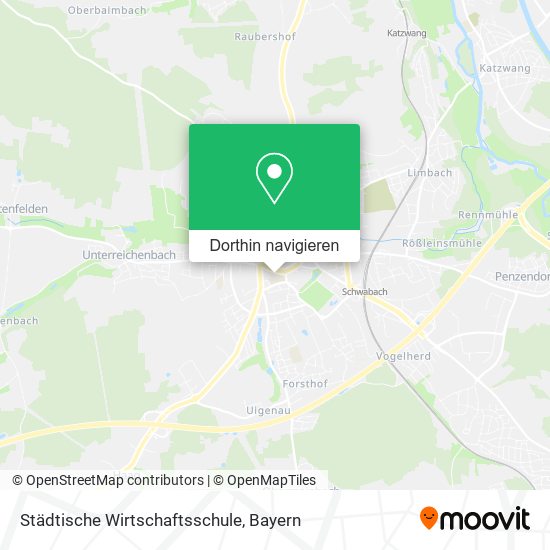 Städtische Wirtschaftsschule Karte