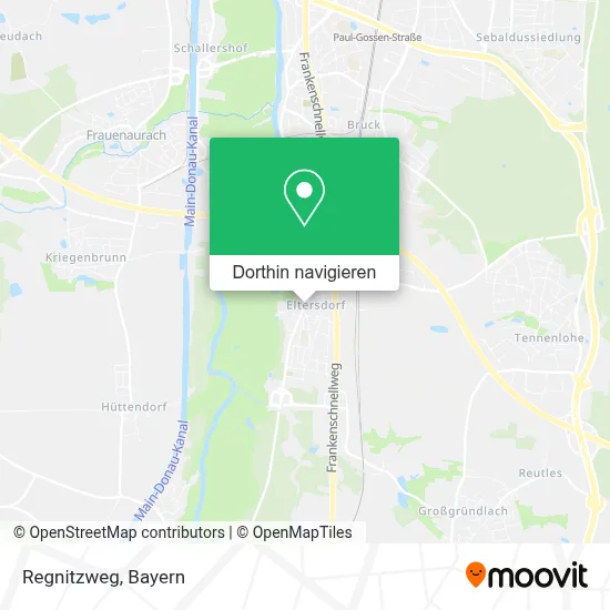 Regnitzweg Karte