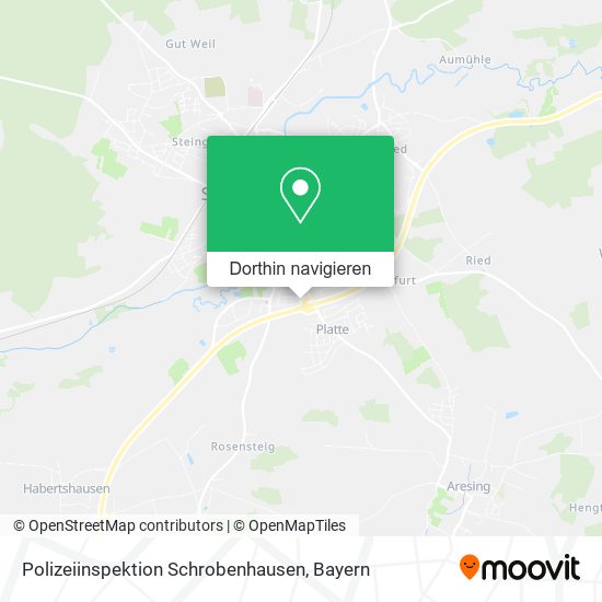 Polizeiinspektion Schrobenhausen Karte