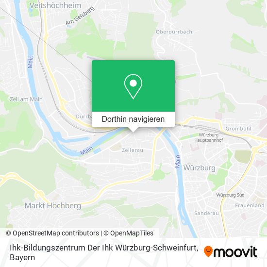 Ihk-Bildungszentrum Der Ihk Würzburg-Schweinfurt Karte