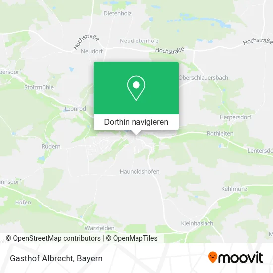 Gasthof Albrecht Karte