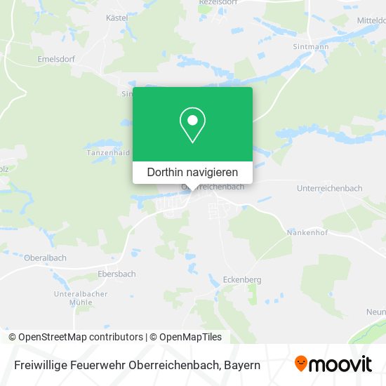 Freiwillige Feuerwehr Oberreichenbach Karte