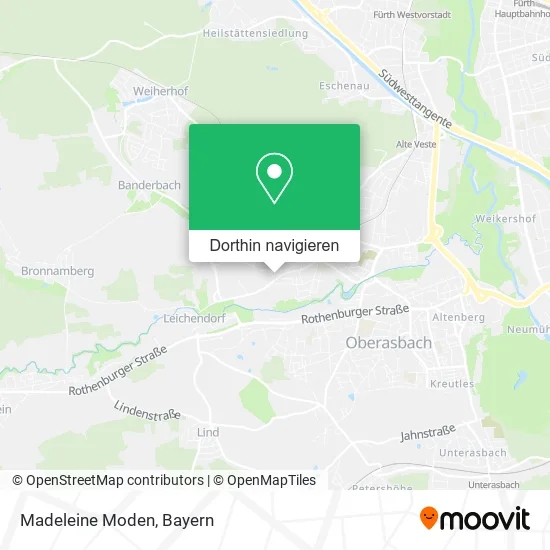 Madeleine Moden Karte