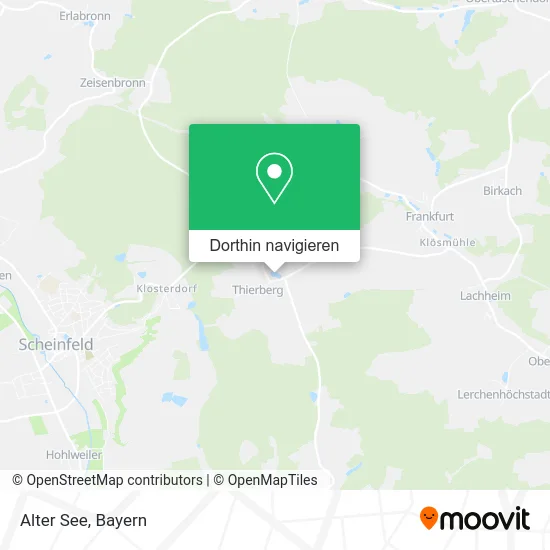 Alter See Karte