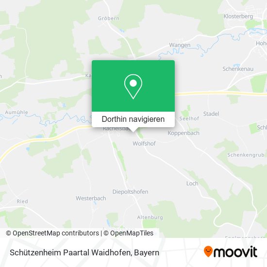 Schützenheim Paartal Waidhofen Karte