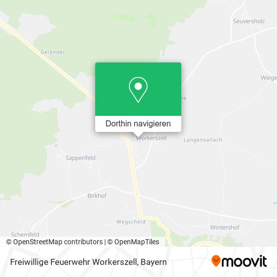 Freiwillige Feuerwehr Workerszell Karte
