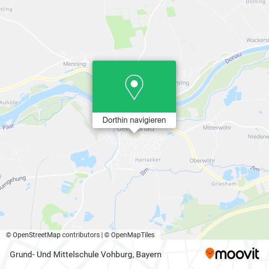 Grund- Und Mittelschule Vohburg Karte