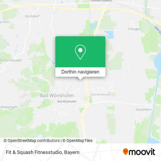 Fit & Squash Fitnesstudio Karte