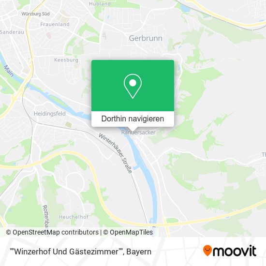 ""Winzerhof Und Gästezimmer"" Karte